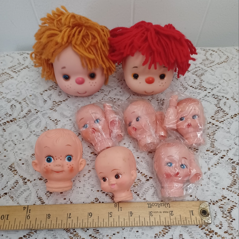 Vintage Doll Head Lot - Picture 2 of 5
